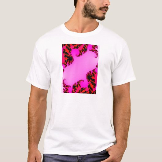 Rosa Wirbel T-Shirt (Vorderseite)