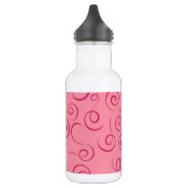 Rosa Wirbel Trinkflasche (Links)