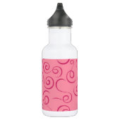 Rosa Wirbel Trinkflasche (Rechts)