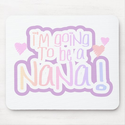 Rosa wird eine Nana Mousepad (Vorne)