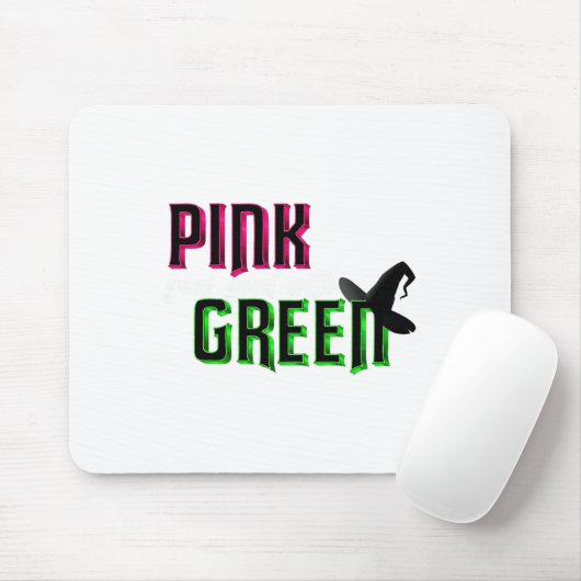 Rosa wird gut mit Grün Mousepad (Mit Mouse)