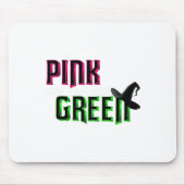 Rosa wird gut mit Grün Mousepad (Vorne)