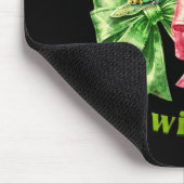 Rosa wird gut mit grünem Funny Halloween Wo Mousepad (Ecke)