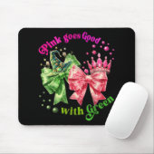 Rosa wird gut mit grünem Funny Halloween Wo Mousepad (Mit Mouse)