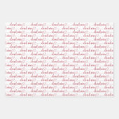 Rosa Wolke 9 Teddybär Mädchen Dusche Geschenkpapier Set (Vorderseite 3)