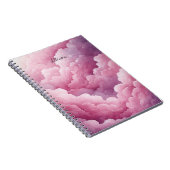 Rosa Wolke Notizblock (Rechte Seite)