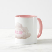 Rosa Wolke Tasse (VorderseiteRechts)