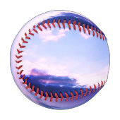 Rosa Wolken Baseball (Vorderseite Links)