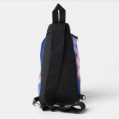 Rosa Wolken Crossbody Bag (Rückseite)