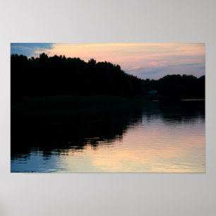 Rosa Wolken drucken Poster