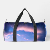 Rosa Wolken Duffle Bag (Rückseite)