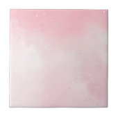 Rosa Wolken Fliese (Vorderseite)