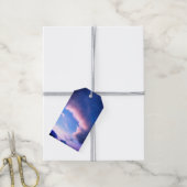 Rosa Wolken Geschenkanhänger (Mit Garn)