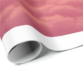 Rosa Wolken Geschenkpapier (Rolleneckpunkt)