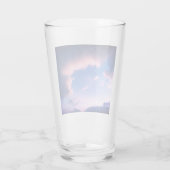 Rosa Wolken Glas (Rückseite)