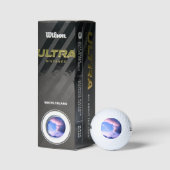 Rosa Wolken Golfball (Verpackungen)