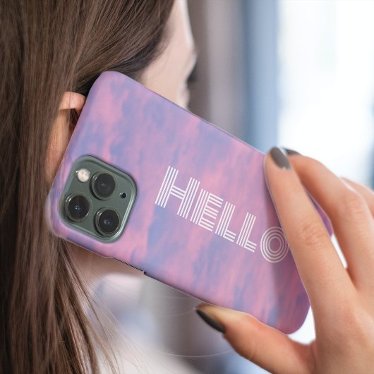 Rosa Wolken in Sky Hallo Case-Mate iPhone Hülle