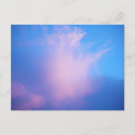 Rosa Wolken Postkarte