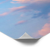 Rosa Wolken - Rimini, Italien Poster (Ecke)