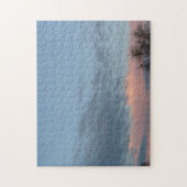 Rosa Wolken Sunset Puzzle (Vertikal)