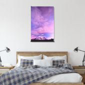 Rosa Wolken über dem Berg Rainier Leinwanddruck (Insitu (Schlafzimmer))