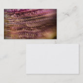 Rosa Wolle-Visitenkarten Visitenkarte (Vorne/Hinten)