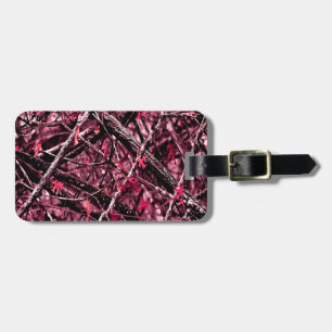 Rosa Woodland-Camouflage Gepäckanhänger