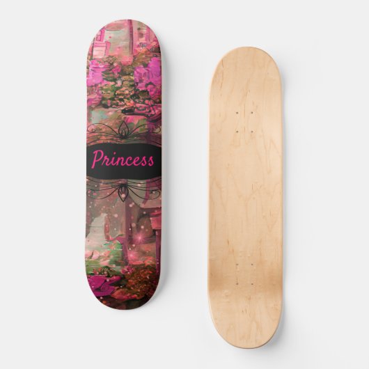 Rosa World Skateboard (Vorderseite)