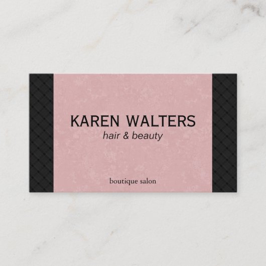 Rosa & Woven (Terminkarte) Terminkarte (Vorderseite)