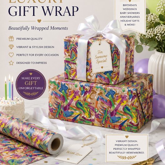 Rosa Wrapper | Stylish Gift Wrap Roll Geschenkpapier