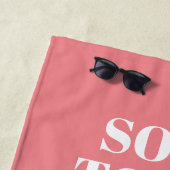 Rosa Wunde heute stark Morgen Name Workout Gym Strandtuch (Beispiel)