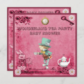 Rosa wütende einladung (Vorne/Hinten)