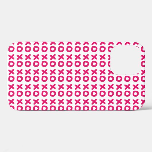 Rosa XO Case-Mate iPhone Hülle (Rückseite (Horizontal))