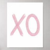Rosa XO Poster (Vorne)