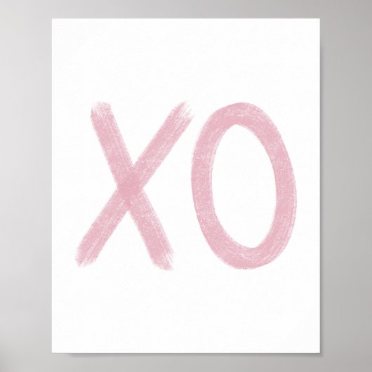 Rosa XO Poster (Vorne)
