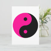 Rosa Yang Einladung (Stehend Vorderseite)