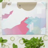 Rosa Yeti Handtuch (Gefaltet)