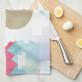 Rosa Yeti Handtuch (Viertel Falte)