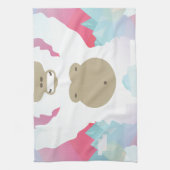 Rosa Yeti Handtuch (Vertikal)