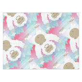 rosa Yeti-Tischdecke Tisch Tuch Tischdecke (Vorderseite (Horizontal))