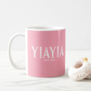 Rosa YiaYia Gegründet Kaffeetasse