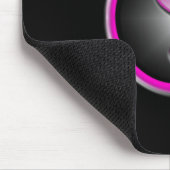 rosa yin und Yang Mousepad (Ecke)