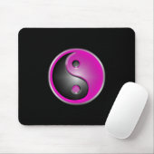 rosa yin und Yang Mousepad (Mit Mouse)