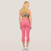 Rosa Yoga Capri Leggings (Rückseite)