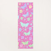 Rosa, Yoga, matte, Muster, farbig, Sport, Spiel, Yogamatte (Rückseite)