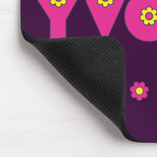 Rosa Yvonne Flores Mousepad (Ecke)