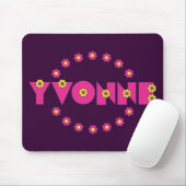 Rosa Yvonne Flores Mousepad (Mit Mouse)