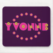Rosa Yvonne Flores Mousepad (Vorne)