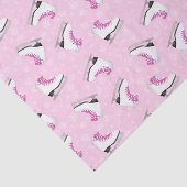 Rosa Zahl Skaten-Muster Seidenpapier (Ausschnitt)