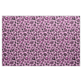 Rosa Zahnleoplattdruck Stoff